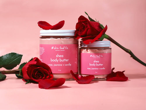 natural rose body butter
