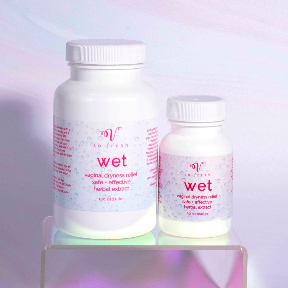 Wet WAP Pills for Vaginal Dryness | Vulva Moisture | Slippery Elm Bark