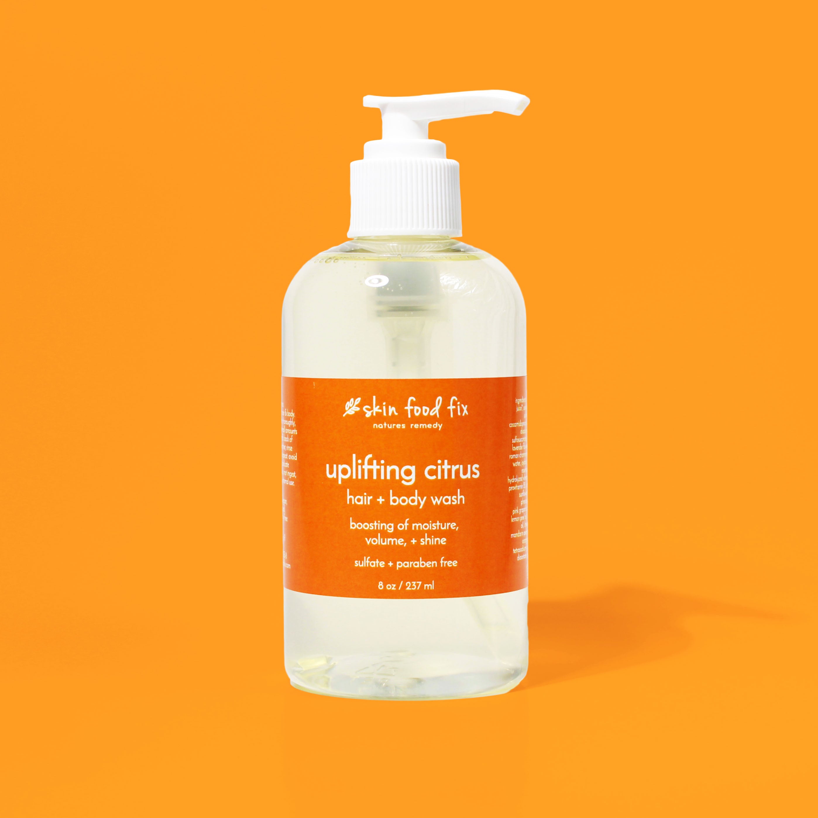 vegan citrus shampoo body wash