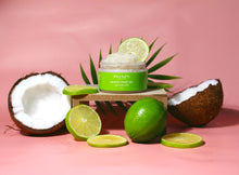 Load image into Gallery viewer, vegan coconut lime body scrub