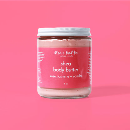 Rose, Jasmine, + Vanilla Shea Body Butter