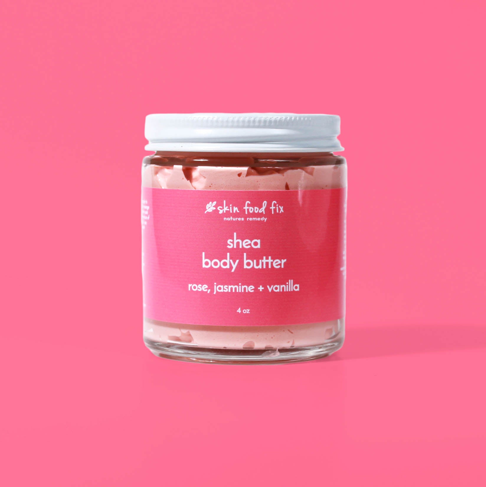 vegan natural rose shea body butter