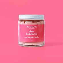 Load image into Gallery viewer, vegan natural rose shea body butter