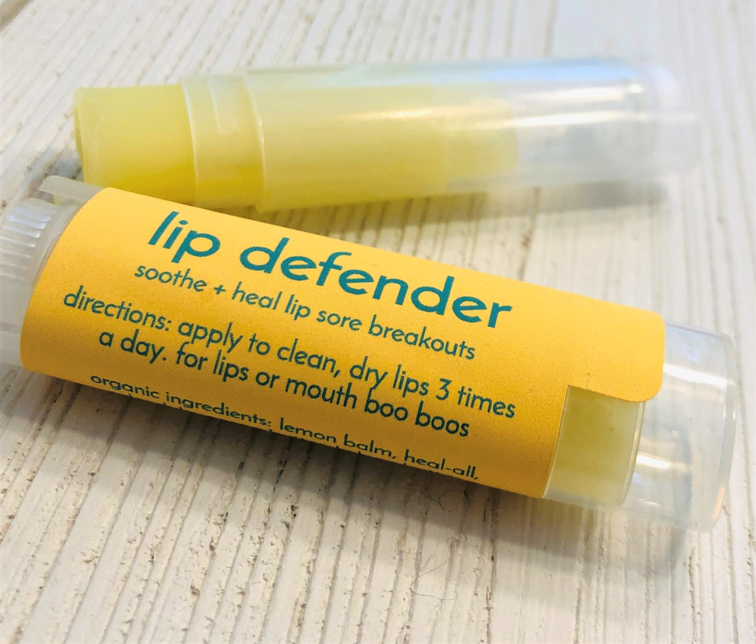 Lemon balm cold sore lip