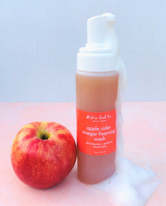 apple cider vinegar foaming wash