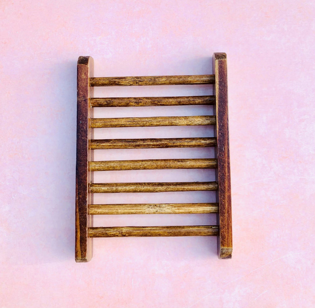 Soap Tray Dishes Bamboo or Cedar