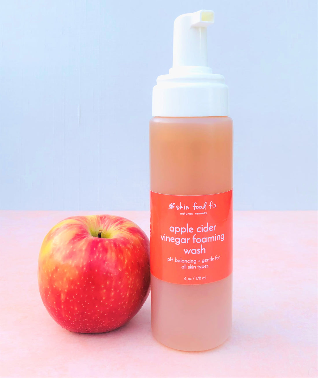 apple cider vinegar foaming wash