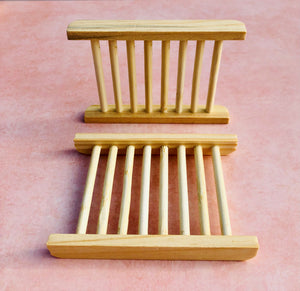 Soap Tray Dishes Bamboo or Cedar