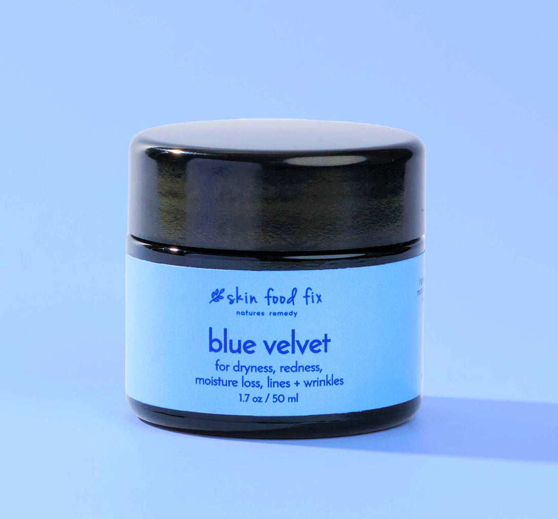 blue tansy balm, skin face