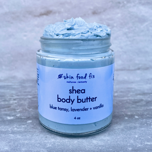 blue tansy body cream butter