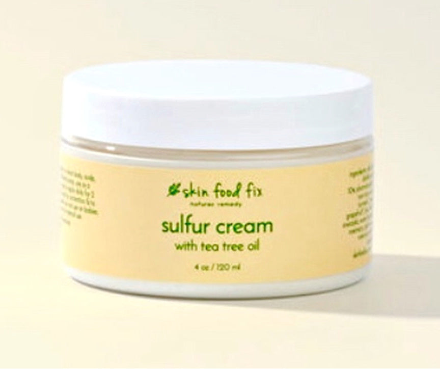 sulfur cream jar