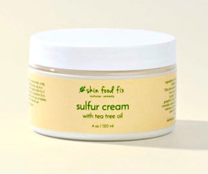 sulfur cream jar