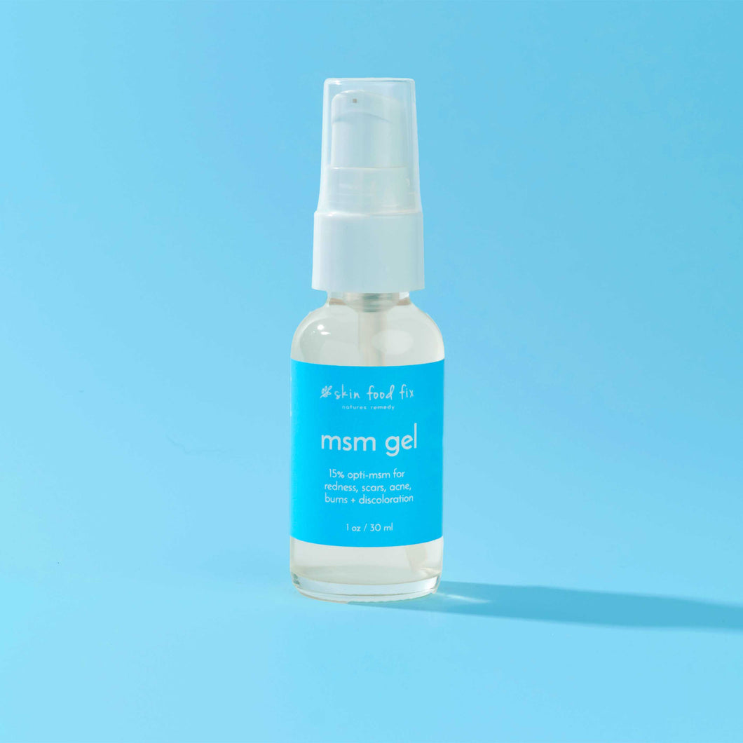 msm gel for acne breakouts