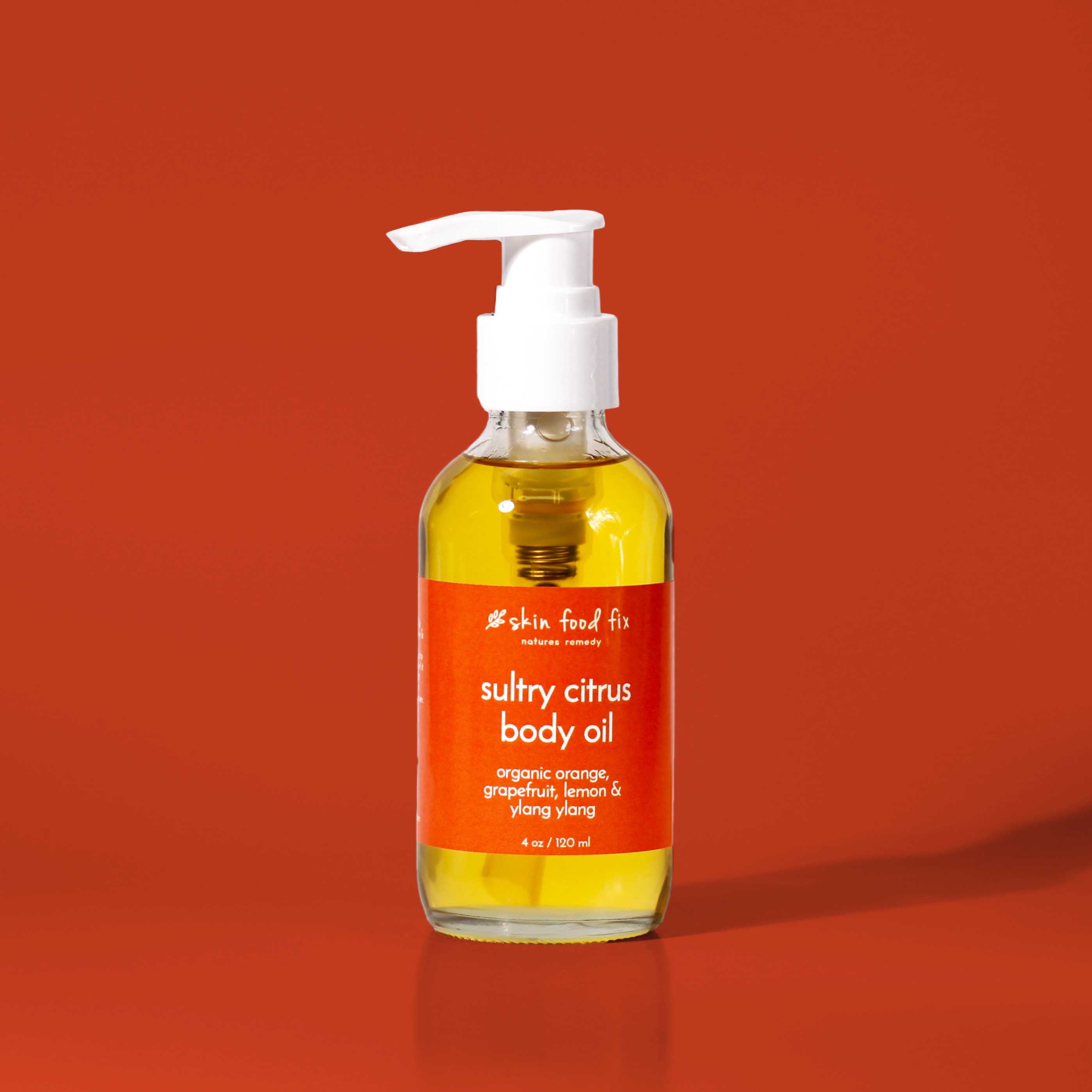 organic citrus body oil spray