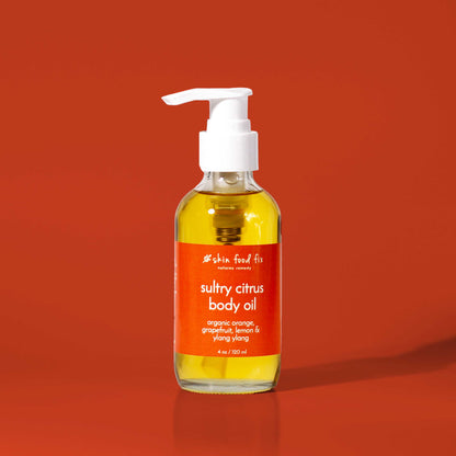 organic citrus body oil spray